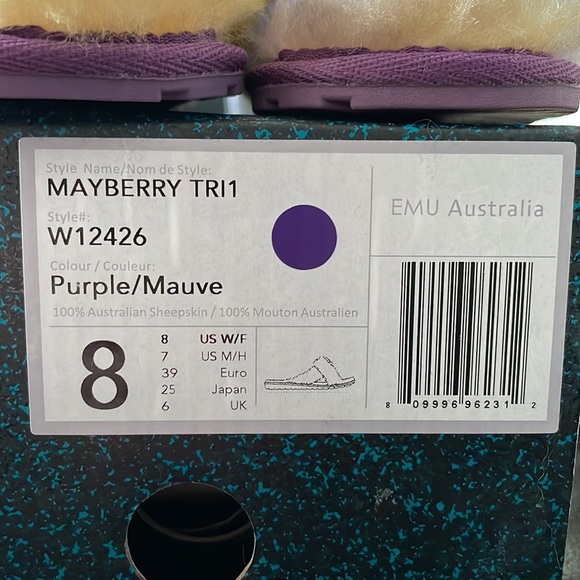 NWT Emu Australia Tie Dye Mayberry Slippers - Picture 5 of 5